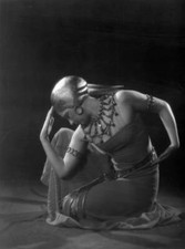 A Dancer Dressed In An Ancient Egyptian Costume 1930 Old Photo