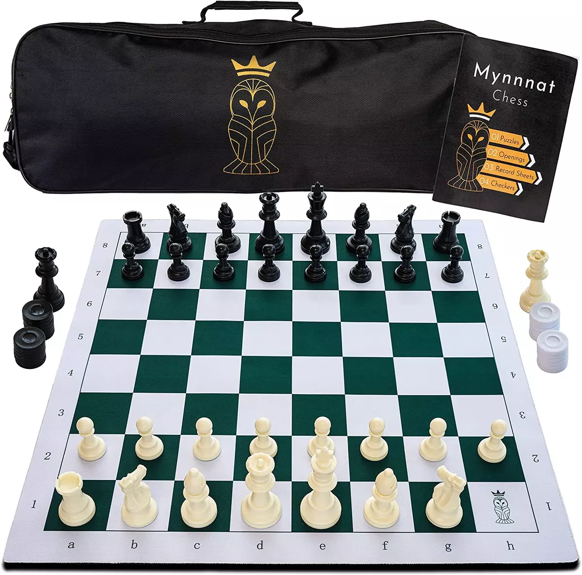 Best Weighted Professional Tournament Chess Set with Silicone Board