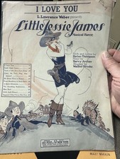 M Stage Musical Sheet Music LITTLE JESSE JAMES Irene Bordoni   I Love You  