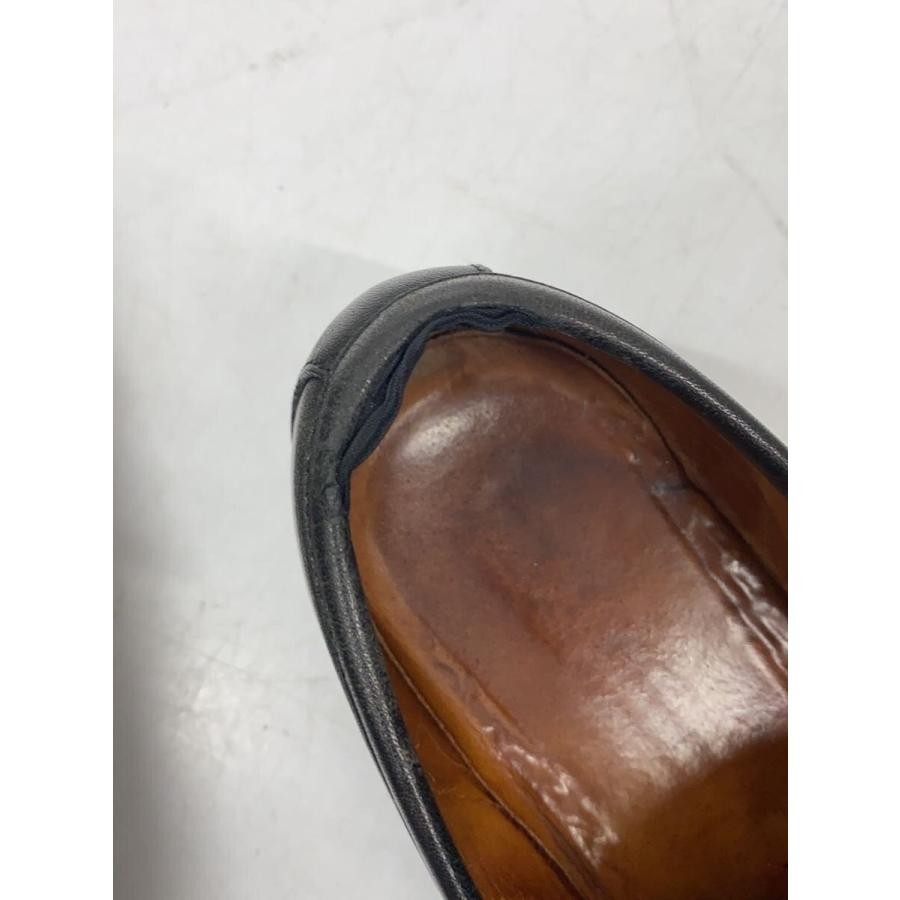 GUCCI Gold Hardware Leather Loafers Dress Shoes Size:37/JP:24 Black 141135K Auth thumbnail 7