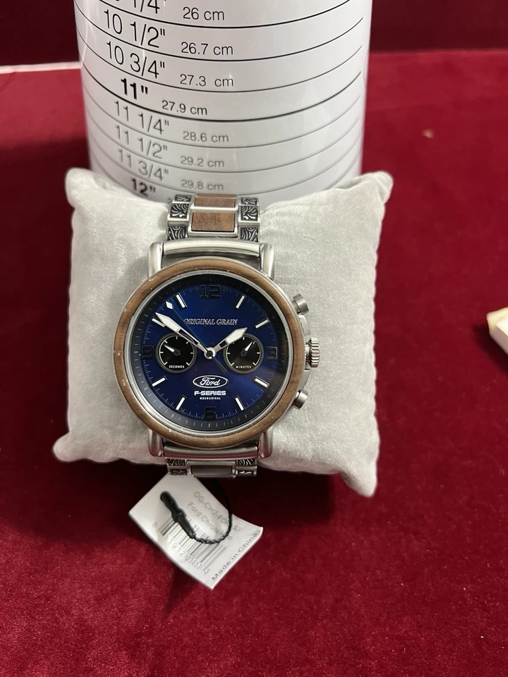 ORIGINAL GRAIN Ford Motor Western Mechanical Chrono 44mm F-series - Image 2 of 4