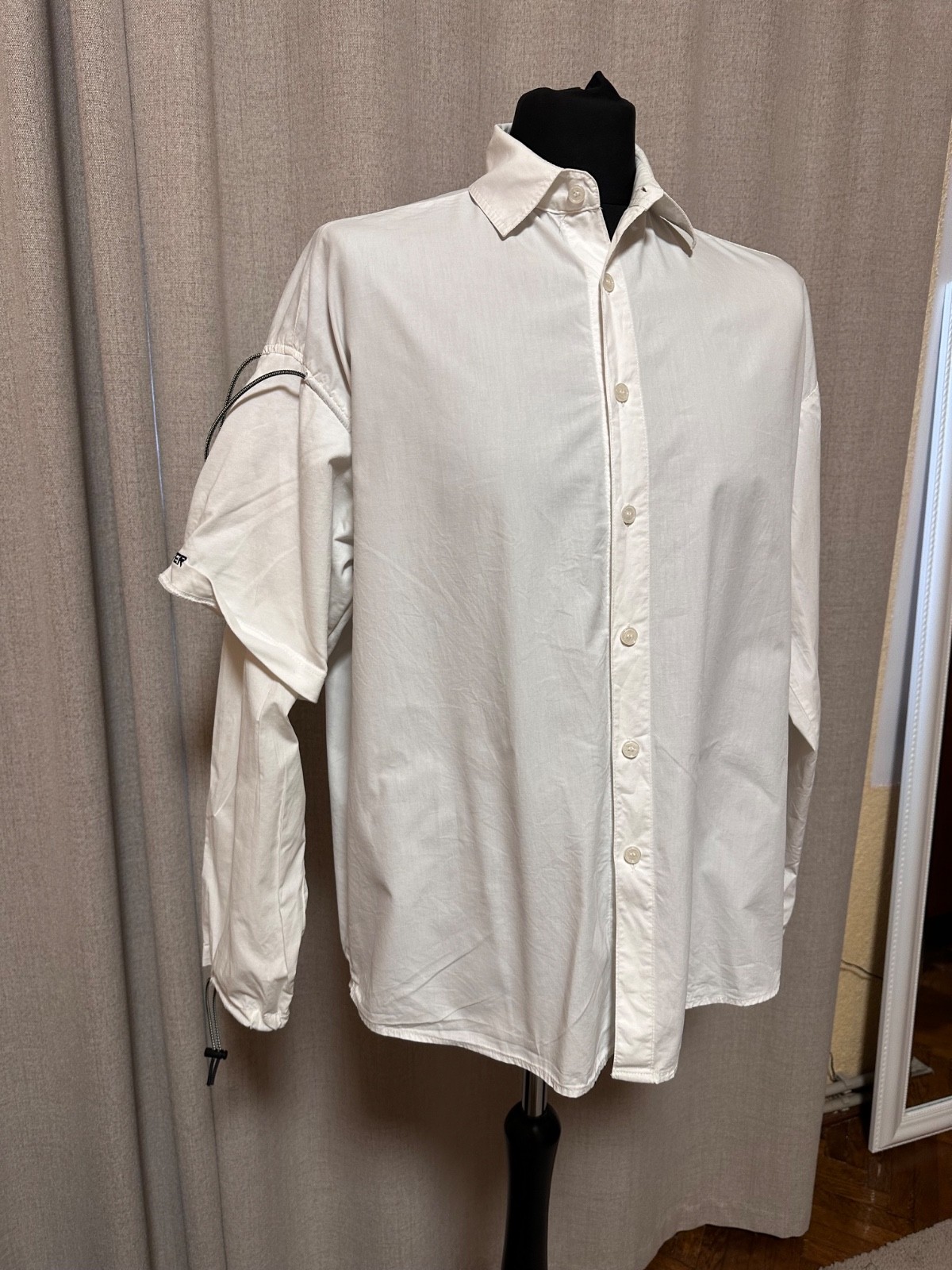 ADER Error space invaders long sleeve button up - image 3