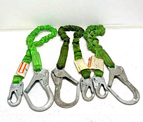 Lot of 3 Miller 219M-Z7/6FTGN Maynard II 6' Shock Absorbing Lanyard 310LB 66C