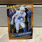2025 Panini Prizm Football Orange Wave Ladd McConkey #18