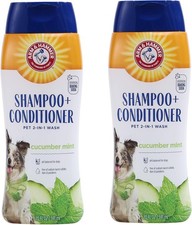 Arm  Hammer for Pets 2-in-1 Shampoo  Conditioner 20 Fl Oz Pack of 2 