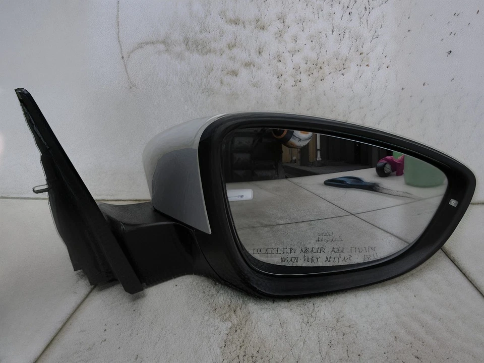 Espejo retrovisor lateral derecho Volkswagen CC 2009-2012 puerta opcional 6XC plateado fabricante original Foto 2 de 4