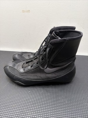 Nike Machomai 2 Boxing Shoes Men's Size 9.5 Training Sneakers Gray Black