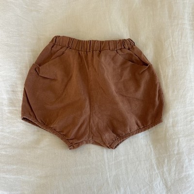 Go Gently Nation Linen Shorts 4t Clay