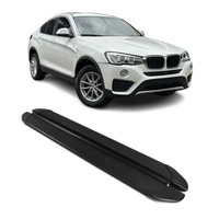 Trittbretter Seitenschweller FüR Bmw X4 F26 2013-2018 Aluminium Schwarz 2Tlg
