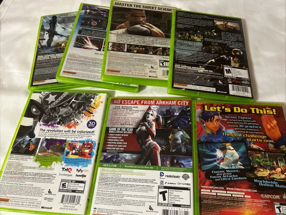 Комплект игр для Xbox 360–7. Fight Night Street Fighter, Mass Effect, Batman и многое другое - Изображение 4 из 4