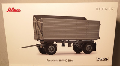 NEU Schuco Fortschritt HW 80 SHA grau Edition 1:32 Wiking Weise Toys ROS