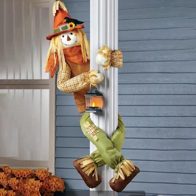 Thanksgiving Herbst Vogelscheuche Deko 59 Zoll Herbst Ernte Vogelscheuche Halloween