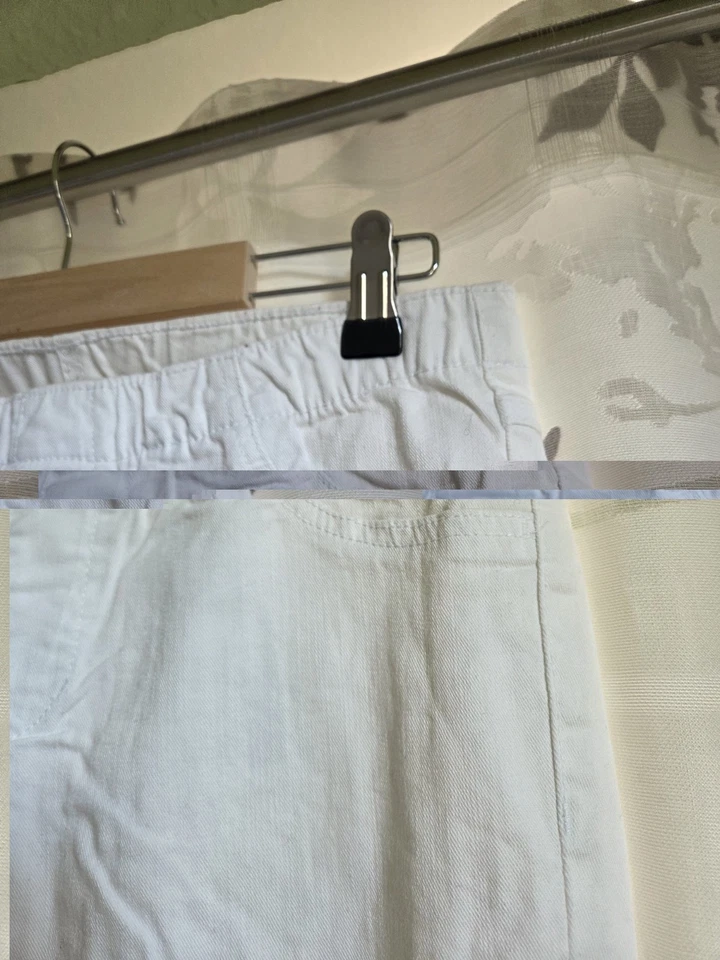 Damenhose - Hose - Weiß - 98% Baumwolle - Größe 38 - C&A - Canda - C und A - Bild 2 von 4