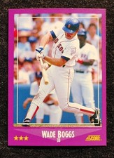 1988 Score (Set Break) #2 Wade Boggs