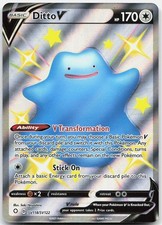 Holo Ditto V SV118/SV122 - NM - Shining Fates Shiny Vault on eBay