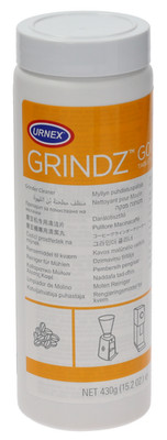 (62,67 /1kg) Mühlenreiniger für Mahlscheiben  REINIGUNSMITTEL URNEX GRINDZ 430 g