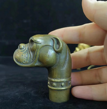 Vintage Antique Bulldog Handle Only For Wooden Stick Walking Cane Stick Presents