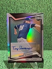 2022 Panini Elite Extra Edition Prime Numbers Trey Dombroski Auto 61/65 Houston