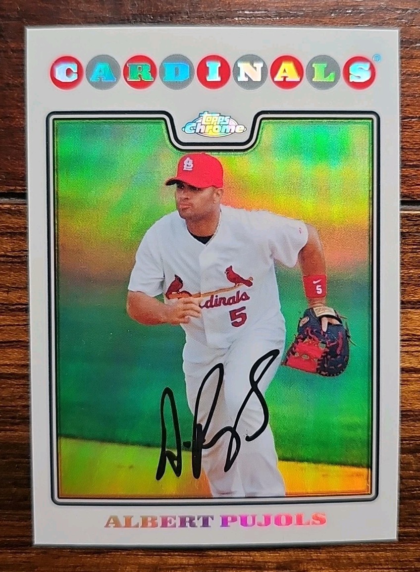 Albert Pujols 2008 Topps Chrome #131 Refractor