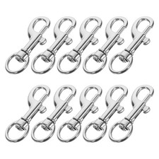 10 Pcs Pet Buckle Detachable Swivel Snap Hooks Dog Leash Clips Heavy Duty