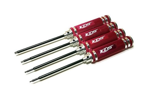 KDS RC Model HEX Screw Driver R/C Hobby Adjustment Tools (4pcs) AC383 - Picture 1 of 1