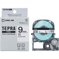 KINGJIM tape cartridge Tepura PRO 9mm SS9K black from JAPAN [mi2]