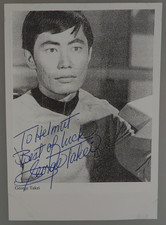 Autograf amerykański aktor filmowy i telewizyjny George Takei ok. 2002 (131752)