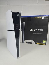 Sony PS5 Slim Digital Edition 1TB Video Game Console - White Read Description
