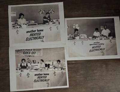 Peach Dessert Bake-Off Picture Photocopies | Featuring Reddy Kilowatt