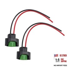 Wire Pigtail Female C H11 Two Harness Head Light Low Beam Bulb Replace