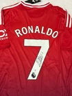 Cristiano Ronaldo Signed Manchester United Pro Style Soccer Jersey