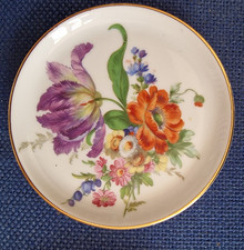 6 Fürstenberg Porzellanuntersetzer, Vintage, Blumendekor