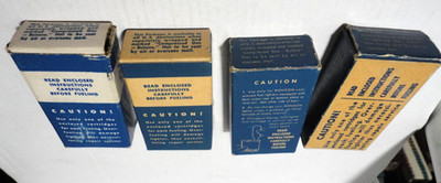 C mid 1950 RONSON BU-TANK CARTRIDGE (e) STYLE 4 pack x 2.NOS. VERY HARD TO FINE
