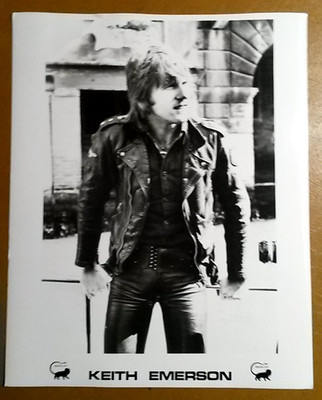Keith Emerson Label Promo Photo Manticore Foto 20x25cm ELP Top Selten