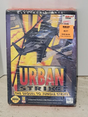 Urban Strike Sega Genesis Video Game 1994 Electronic Arts Jungle Sequel Sealed