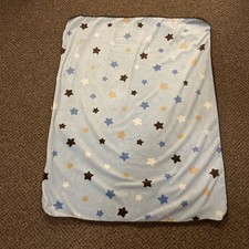Circo Blue Brown Star Baby Blanket Target Sherpa- Hard To Find - Read