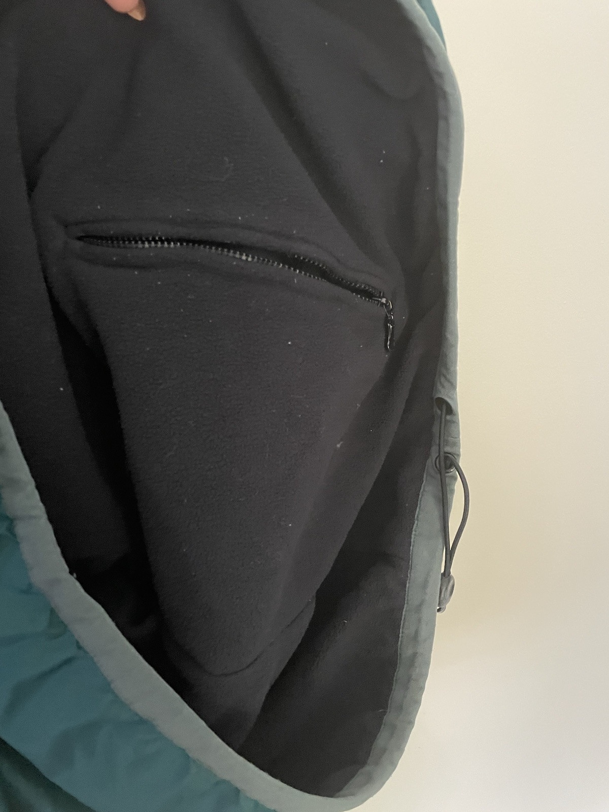 Adidas Vintage 90’s? Men’s Green Fleece Lined Nylon Windbreaker Pullover XL Y2K thumbnail 4