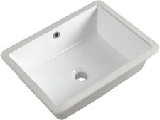 18 Inch Undermount Bathroom Sink Small Rectangle Undermount Sink White Ceramic