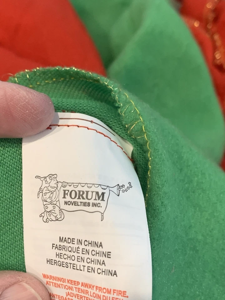 Forum Novedades Vellón Navidad Elfo Disfraz Talla Grande Foto 4 de 4