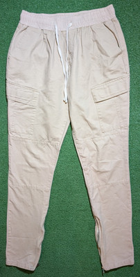FOG Fear of God Collection Two 2016-2017 Men s Drawstring Beige Cargo Pants L