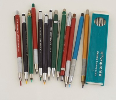 [Lot of 13] Vintage KOH-I-NOOR Technigraph 5611 Italy Faber Castell Alvin Eagle