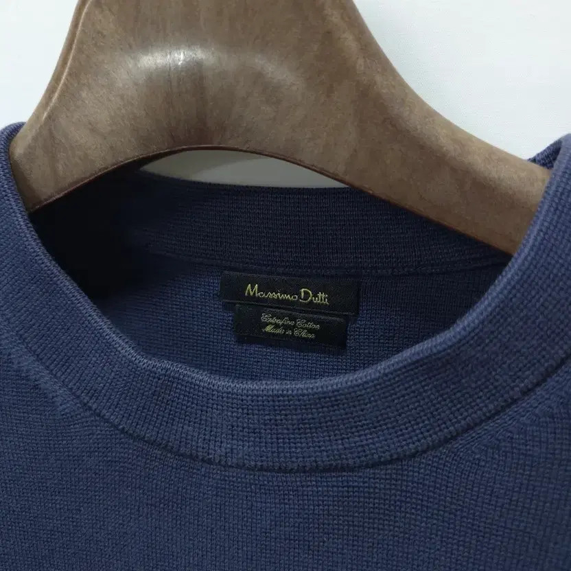 Massimo Dutti Extra Fine Cotton Round Neck Knit 100 thumbnail 2