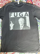 FUGA Black F Greg Abbott Texas Democrat Tee Liberal Political T Shirt Unisex XL