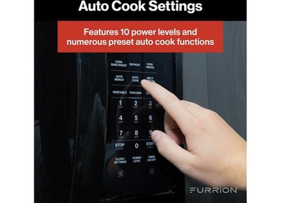 Lippert 2022007897 Furrion OTR Convection RV Microwave Oven - 1.5 Cu Ft Black