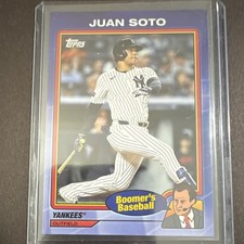 Topps 2024 X Chris Berman Boomer's Baseball Juan Soto Yankees Card #5 Base Set