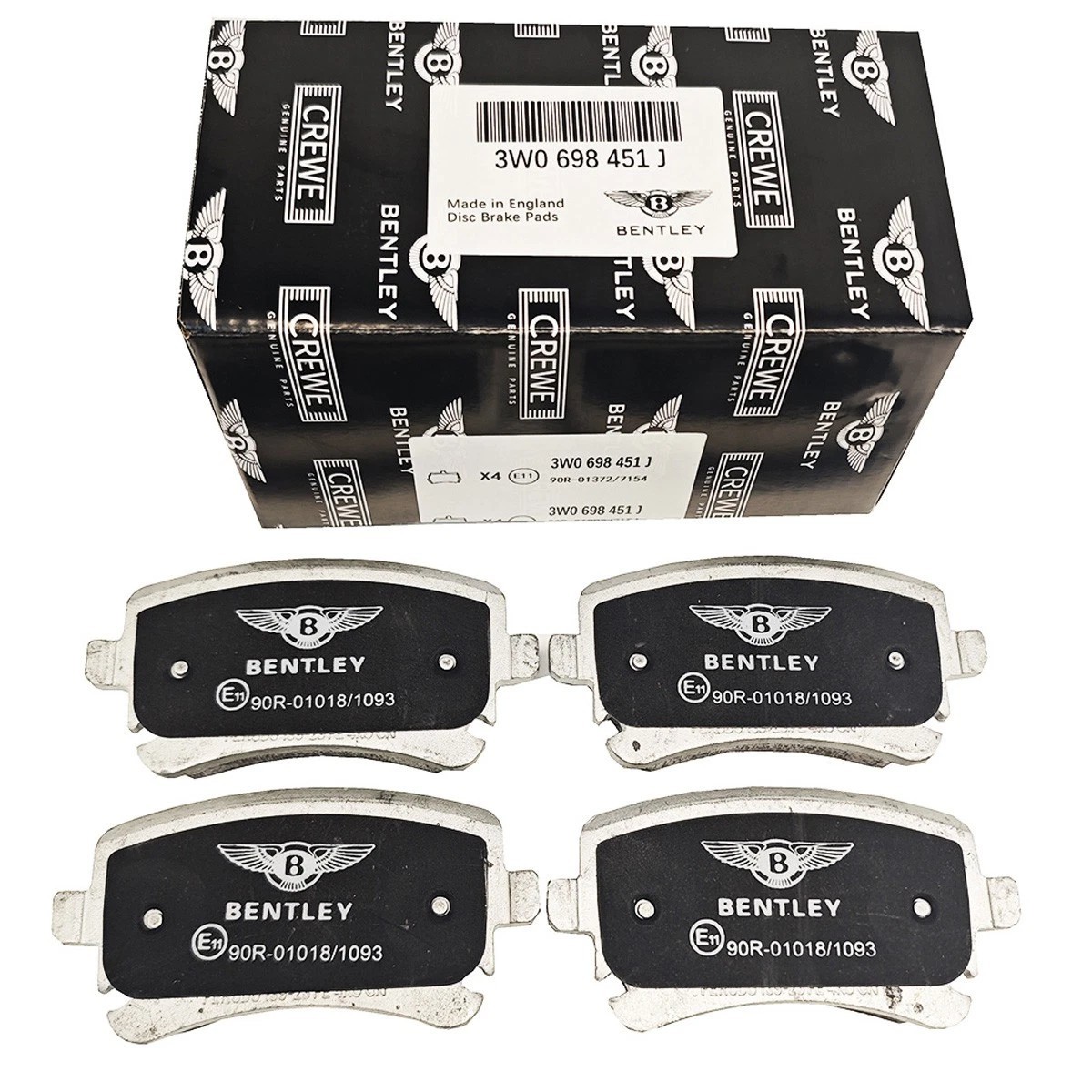 NEW Front Rear Brake Pads for Bentley Continental GT GTC Flying Spur 2004-17