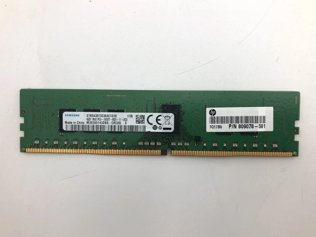 Samsung DDR4 SDRAM 4 GB Capacity per Module Memory (RAM) for sale