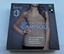 New in the package Felina Women's Camisole 4-pack Cotton Stretch Size XL