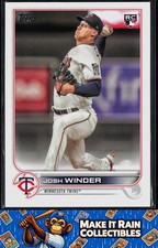 Josh Winder 2022 Topps Update #US6 Minnesota Twins Rookie RC