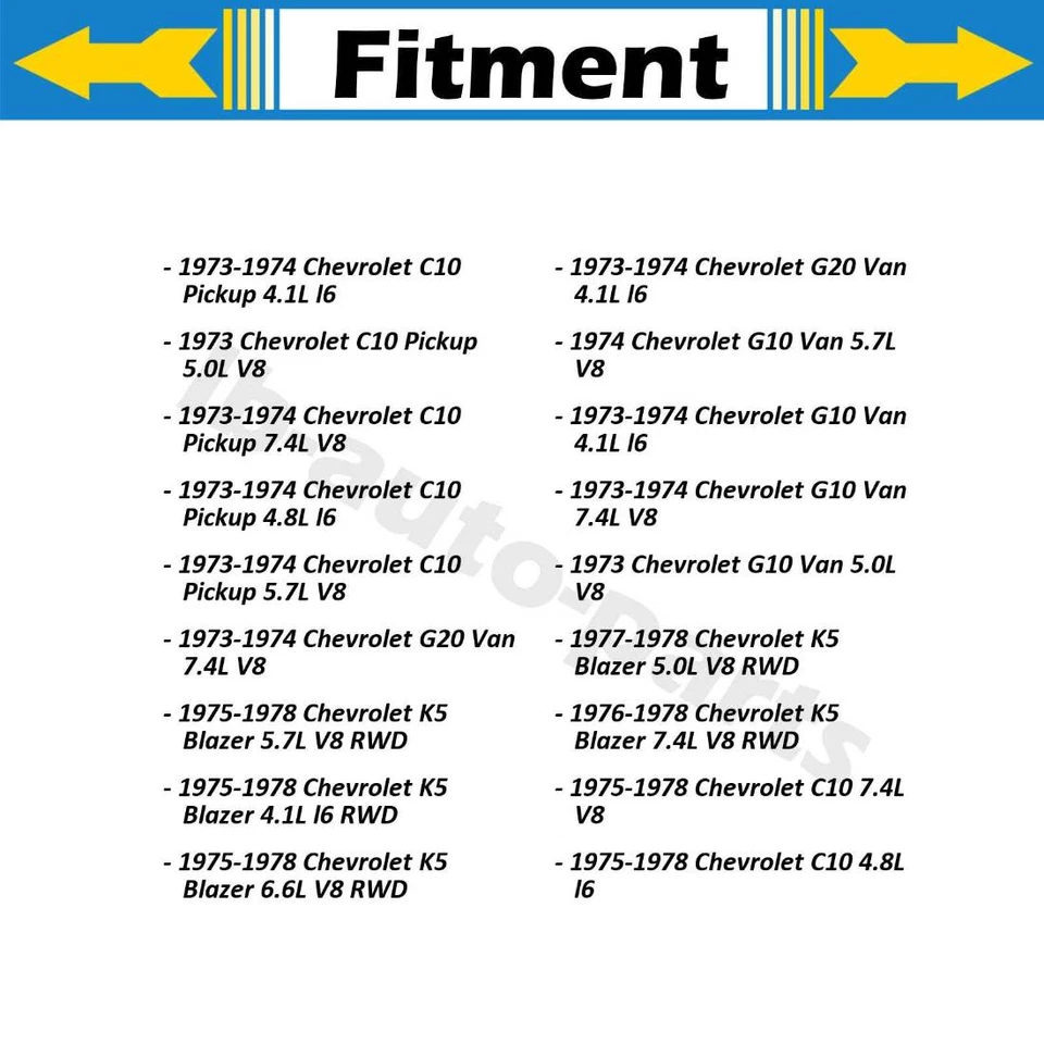 前刹车软管线 2 件 适用于雪佛兰 P10 1975 - 1978 雪佛兰 P20 1975 - 1978 — 第 2/4 张图片